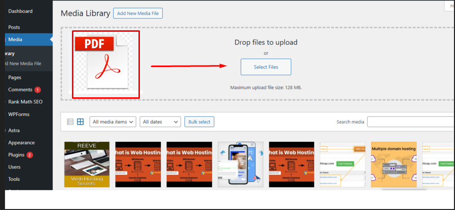 How Do I Upload a PDF to WordPress