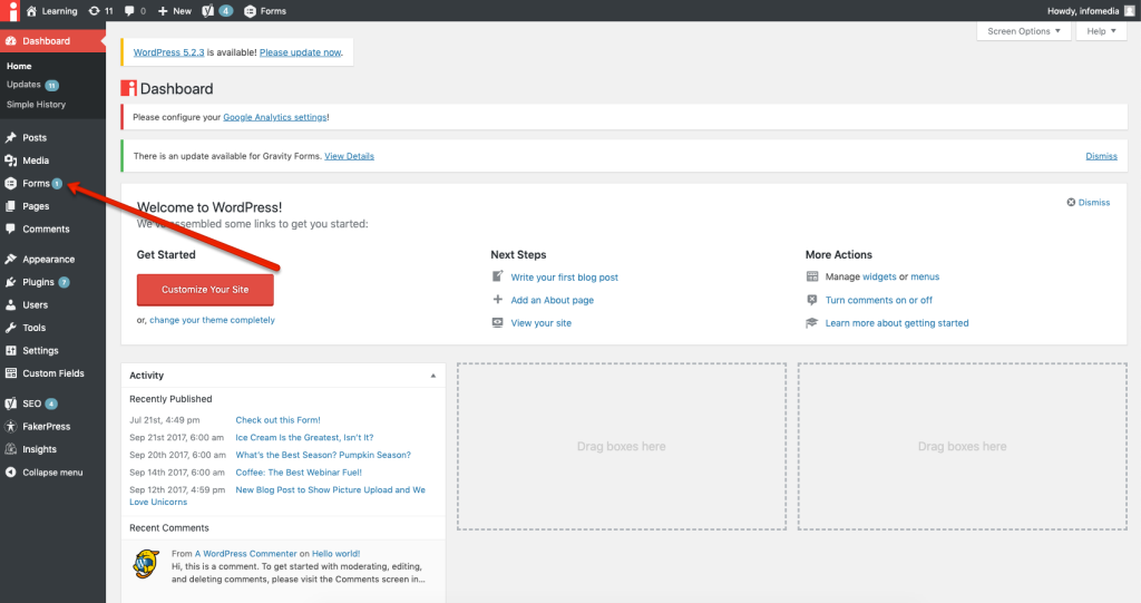 How to Know When a Form was Submitted Wordpress