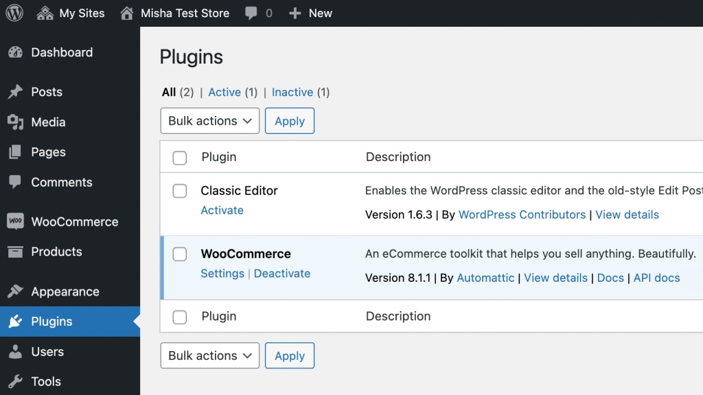 Is_Plugin_Active Wordpress Action